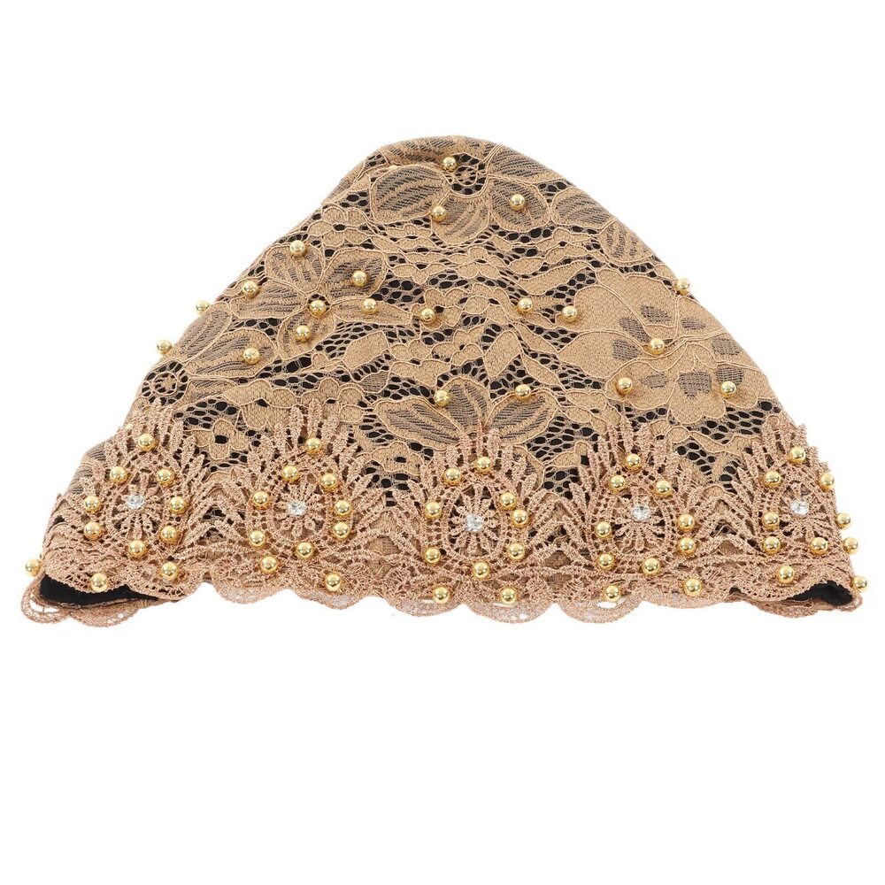 7644 Muslim Turban Hat Comfortable Breathable Turban Floral Design Stretch